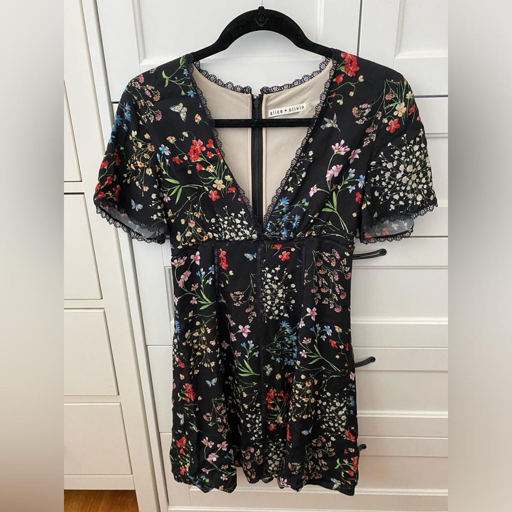 Alice + Olivia floral dress